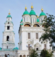 Kremlin in Astrakhan, Russia. Color photo.