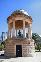 Statue Parque de Los Periodistas Bogota Colombia