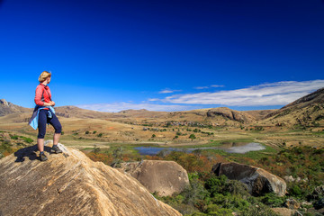 Fototapeta premium Woman on top