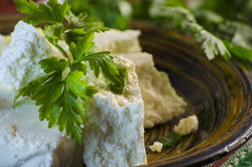 cottage cheese with herbs