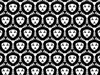 Black and white ornament. 1