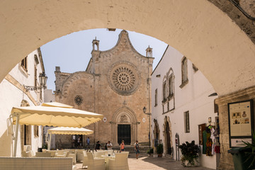 Cathedral in Ostuni, Puglia Italy.