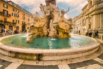 Ancient square in Rome