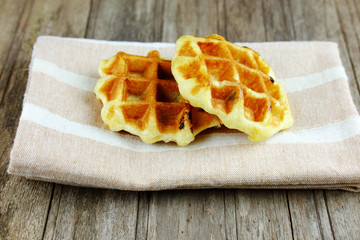 Fresh waffle.