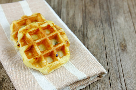 Fresh waffle.