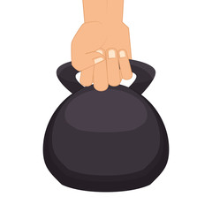 Fototapeta premium weight lifting equipment icon vector illustration design