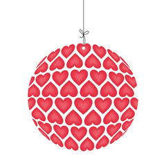 heart love card decoration vector illustration design