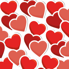 heart love card decoration vector illustration design