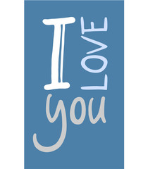 I love you message