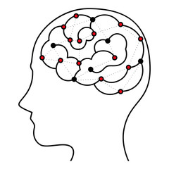 brain storming isolated icon vector illustration design