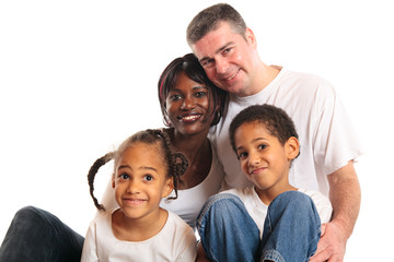 Mixed-race Family