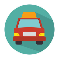 taxi service public icon vector illustration design