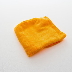 Colored microfibre cloth