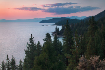 Fototapeta na wymiar Beautiful Lake Tahoe California