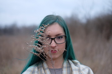 Emily Hair Teal