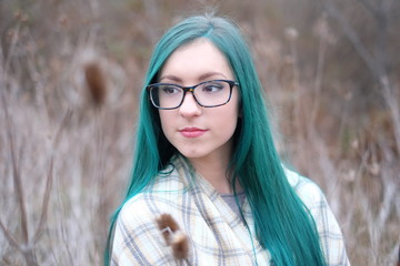 Emily Hair Teal