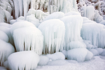 Fototapeta premium Ice waterfall