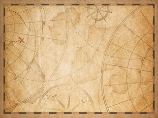 old nautical map background © Andrey Kuzmin