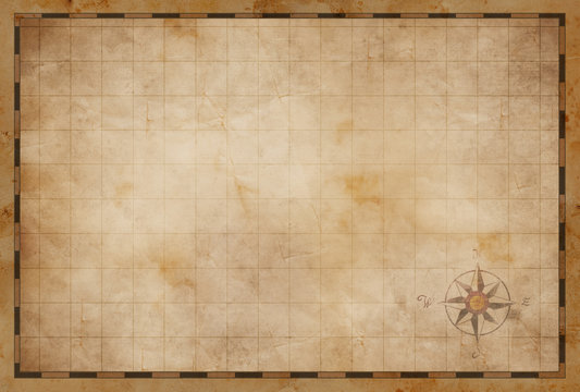 old blank map background