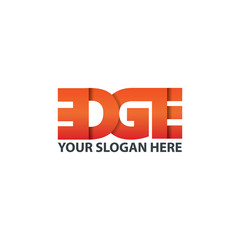 Initial Letter EDGE Logo Design
