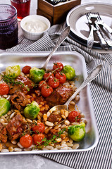 Meat stew with beans