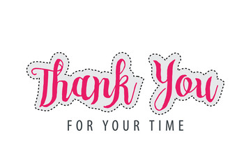 Thank You Lettering for Multi purpose