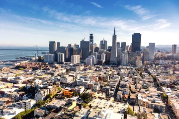 Gordijnen San Francisco Downtown © kropic