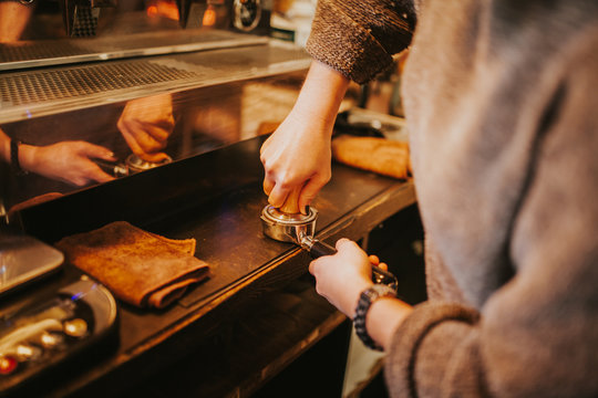 A part of coffee making machine