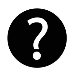 Question mark sign icon