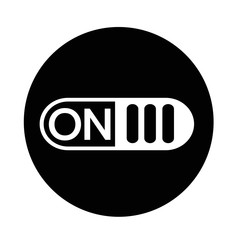 On switch button icon