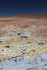 Volcanic area of Sol de Manana