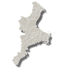 Obraz premium 三重 日本 地図 アイコン 