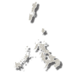 Fototapeta premium 長崎 日本 地図 アイコン 