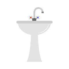 washbasin flat icon