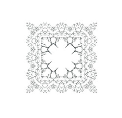 Abstract background with ornamental shape