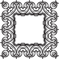Decorative ornate frame