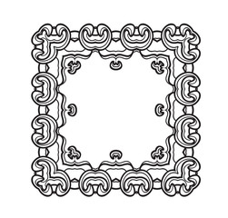 Decorative ornate frame