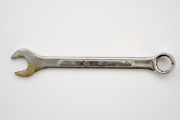 Wrench with white background. object. isolated item