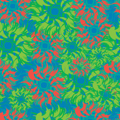 Floral seamless background