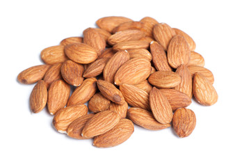 Heap of almonds