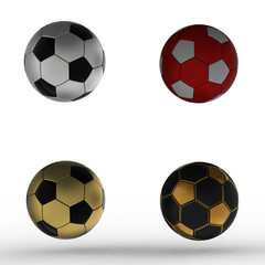 Ball, soccer ball isolated against a plain background.