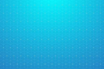 Geometric pattern with connected line and dots. Graphic background connectivity. Modern stylish polygonal backdrop for your design. Vector illustration.