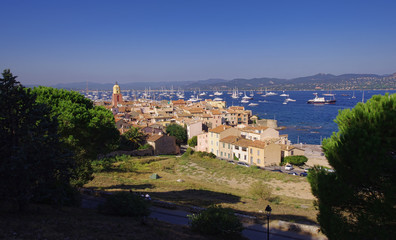 Fototapeta na wymiar Saint Tropez city view