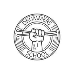 drummers school emblem