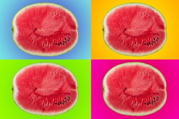 watermelon pop-art style