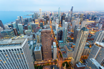 Obraz premium Chicago cityscape at coast
