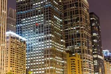 Fototapeta na wymiar Night view of downtown