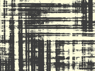 Abstract grunge vector background. Monochrome textural raster composition of irregular graphic elements.