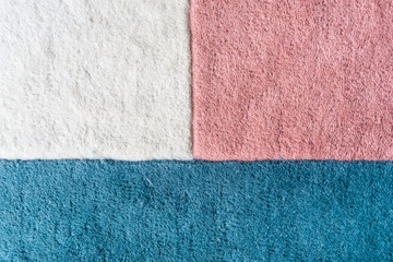 Fototapeta premium Teppich Fussboden Textur mit verschiedenen Farben