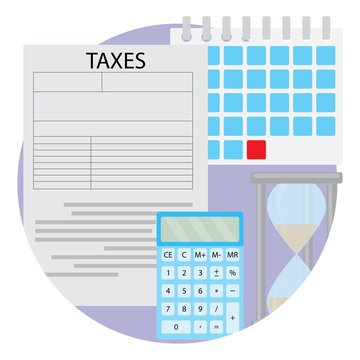 Tax day icon